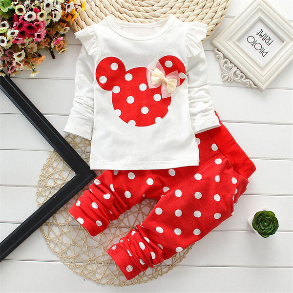 Spring Autumn Minnie Mouse Set