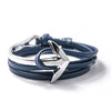 Silver Half Bend Anchor Bracelet