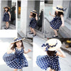 Chiffon Flower Polka Dot Kids Clothing