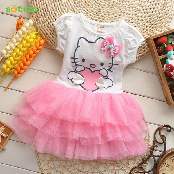 Hello kitty Cartoon Tutu Dress