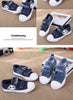 Smile Face Denim Canvas Shoes