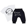 Smile Face Printed Cute T-shirts+ pants